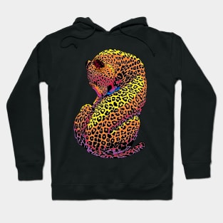 Leopard Bright Psychedelic Hoodie